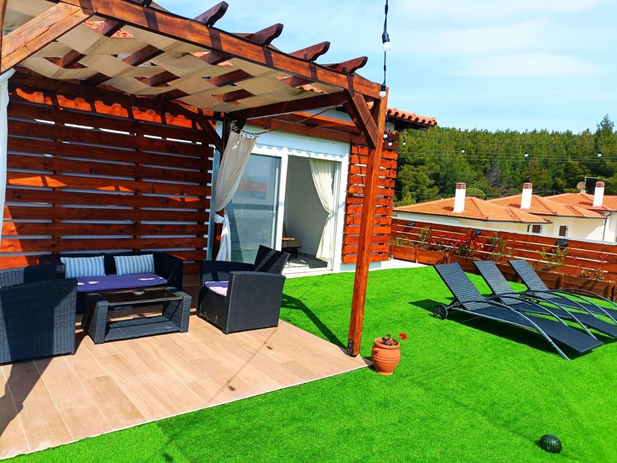 Salonikiou Beach Apartments Akti Salonikiou Eksteriør billede